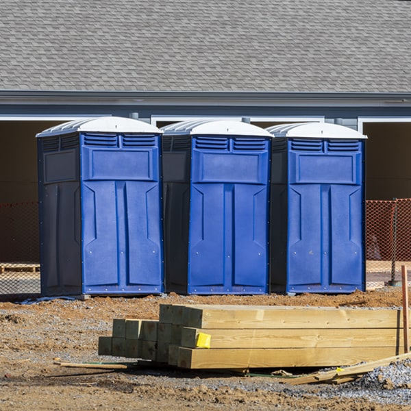 what is the maximum capacity for a single portable toilet in Tony Wisconsin